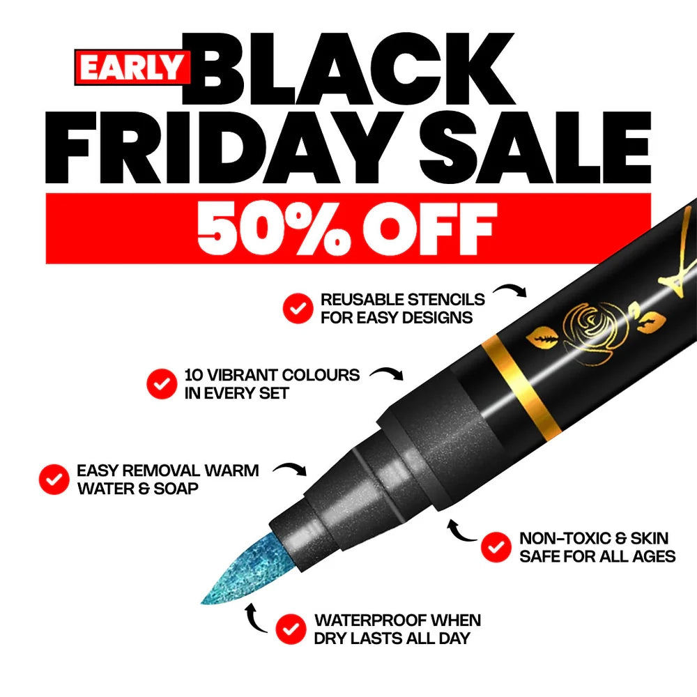 Amiory™ - Safe Temporary Tattoo Pens