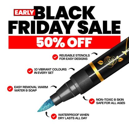 Amiory™ - Safe Temporary Tattoo Pens